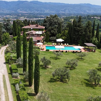 Podere Gregorio | 14th Century Three-House Chianti Estate for 22 with Pool and Cypress Avenue