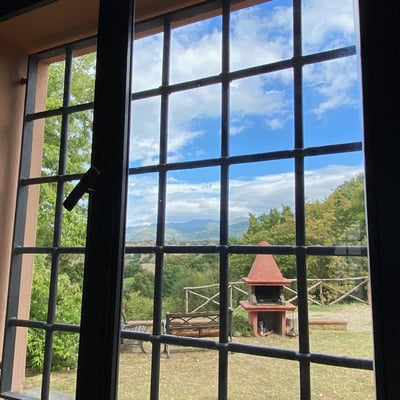 You can see the 'balze' from the kitchen window