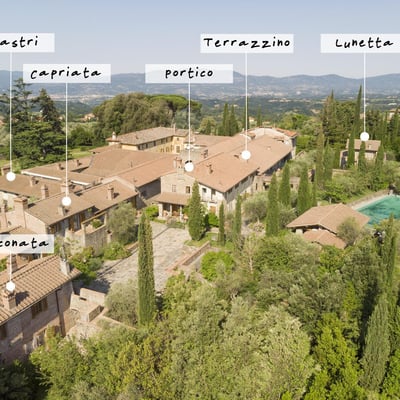 Pilastri | Tuscan Villa for 12 with a private pool and AC