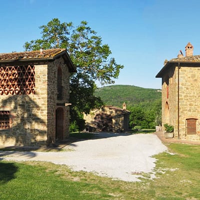 Valdambra | Historic Monastery Farm Estate for 10-16: Three Apartments with Exclusive Pool Near Arezzo