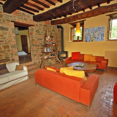 Valdambra | Historic Monastery Farm Estate for 10-16: Three Apartments with Exclusive Pool Near Arezzo
