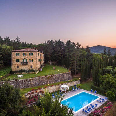 Villa di Monterchi | 18th-Century Palazzo on 60 Acres with Private Lake
