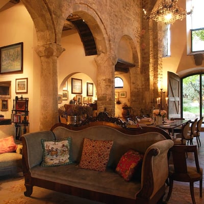 This impressive room is in the body of church