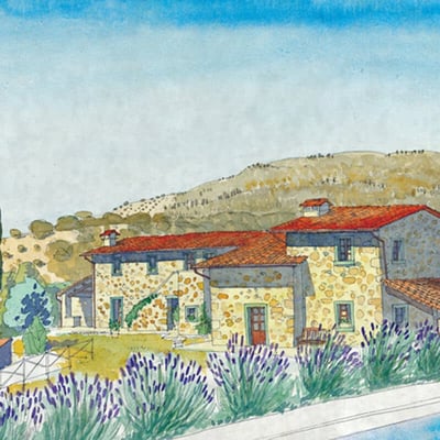 Castelonchio | Lakeside Villa for 6 with Pool by Tuoro sul Trasimeno