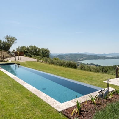 Villa Feronia | Luxury lakeside villa and pool, Passignano