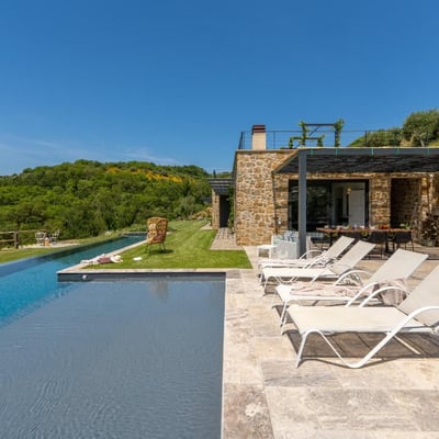 Villa Feronia | Luxury lakeside villa and pool, Passignano