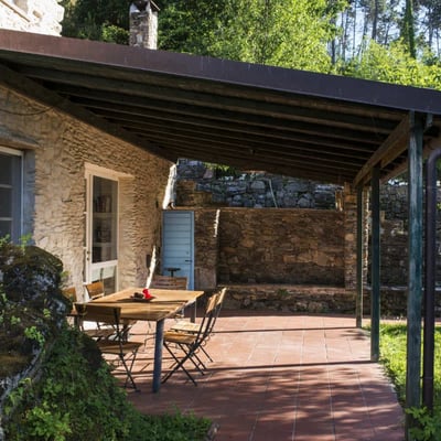A perfect shaded spot for an aperitif