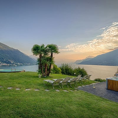 Archimede | Modernist villa with Pool and Jacuzzi on Lake Como