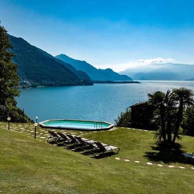 Archimede | Modernist villa with Pool and Jacuzzi on Lake Como