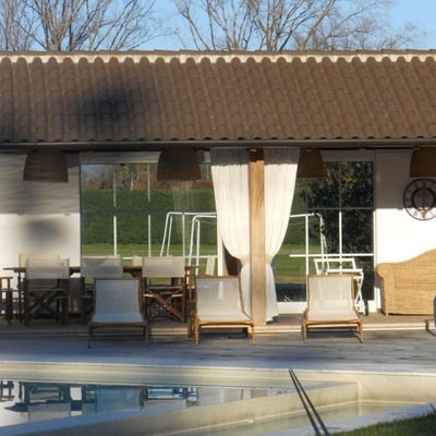 Erno | Luxury waterfront villa with a private beach and golf course