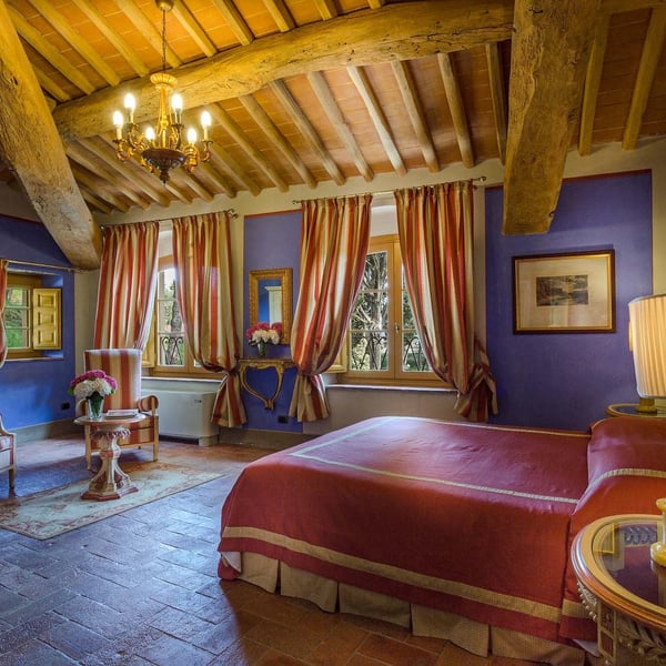 Bedroom in Villa Salviati