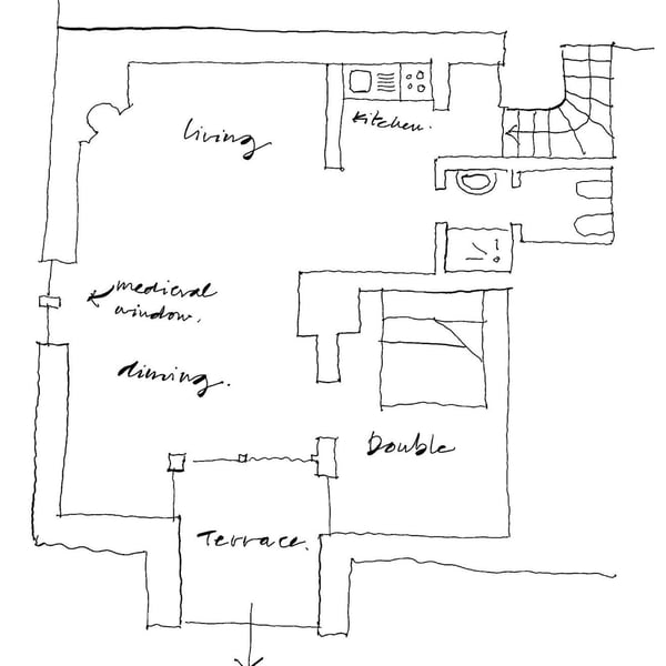 Floor plan of Bifora in Caminino