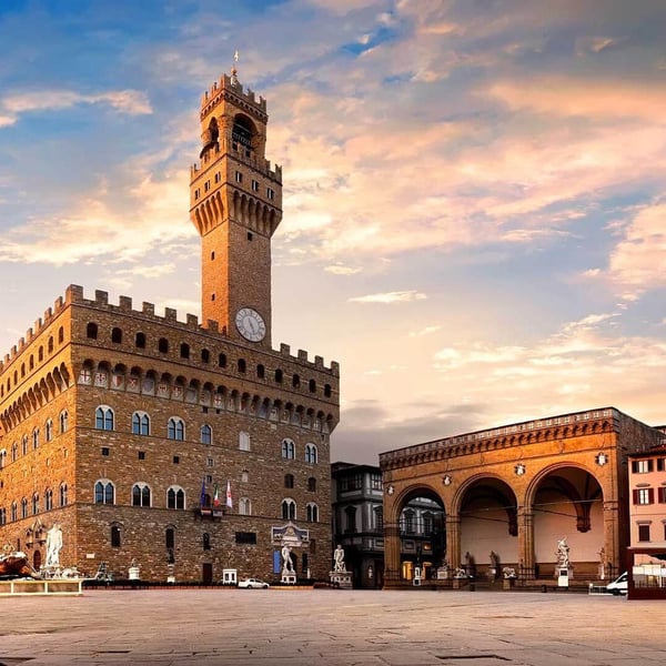 Florence is an hour away by car or train