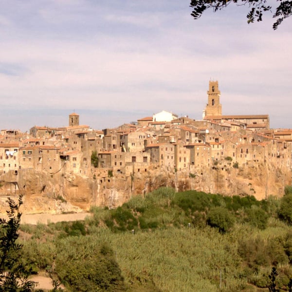 Head south and visit the amazing tufa hill-top town of Pitigliano