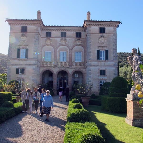 Villa Cetinale is very close by