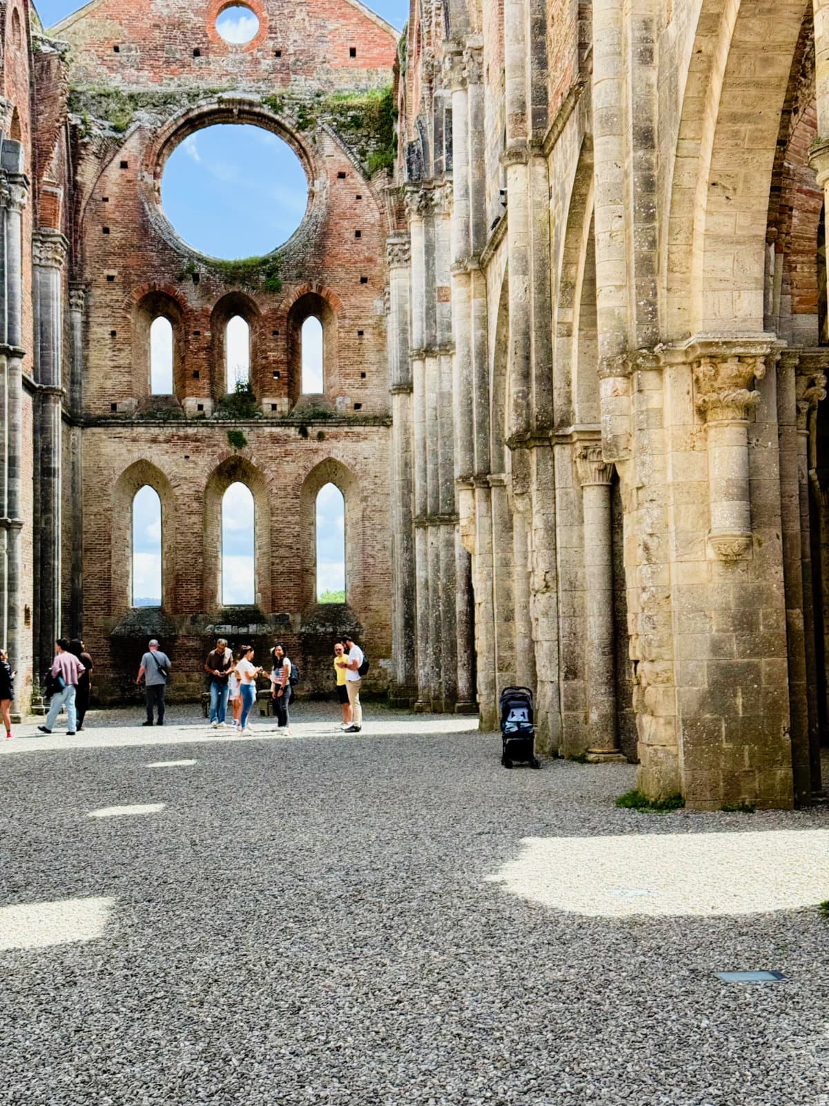 Exploring the abbey of San Galgano Exploring the abbey of San Galgano