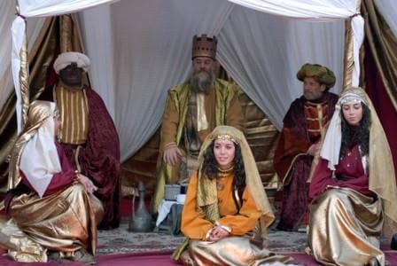 My stepfather Alan was always one of the three kings in the early versions of the Living Presepe. Presepe03-medcom102