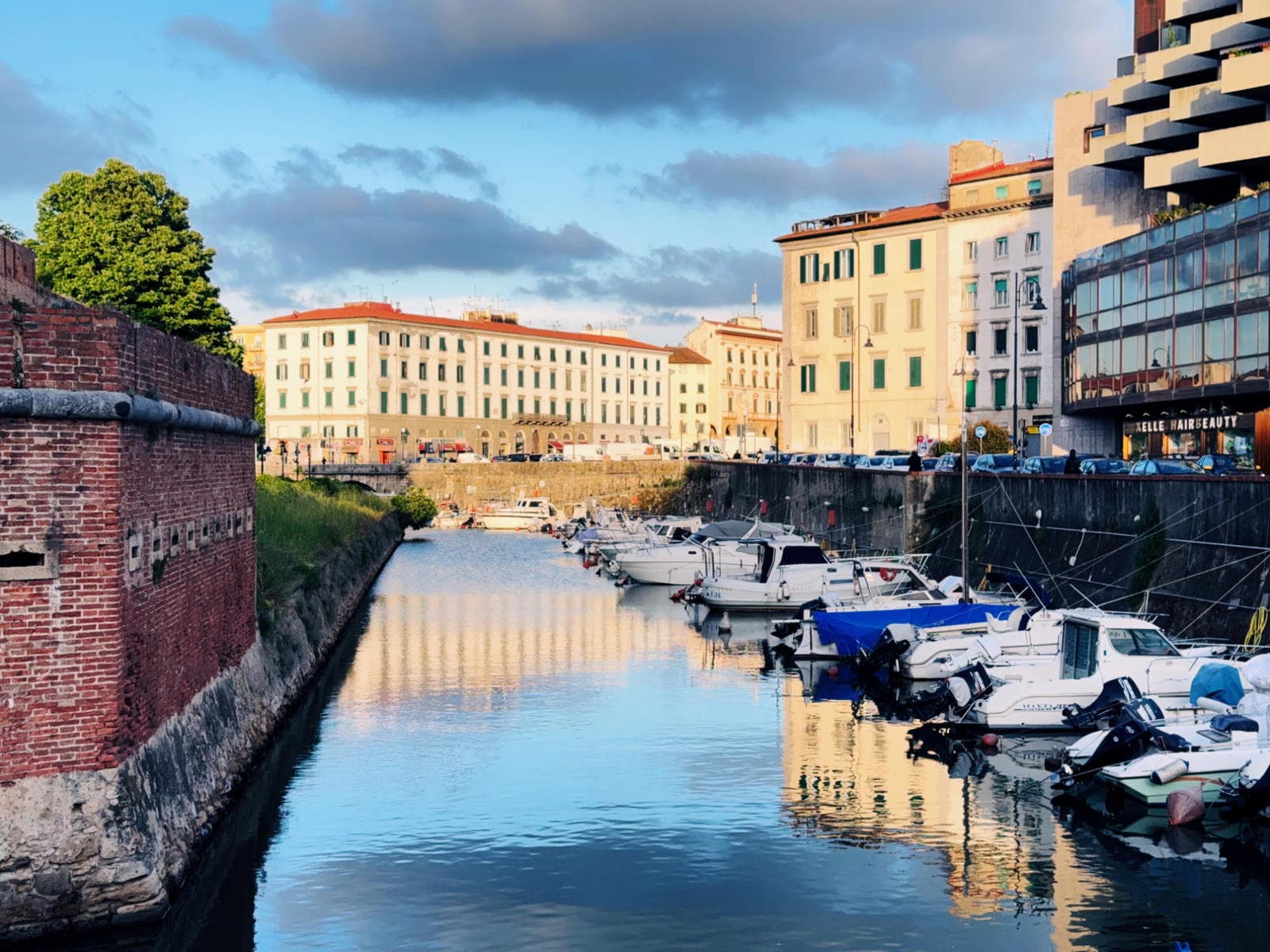 The fortress and the canals of Livorno The fortress and the canals of Livorno
