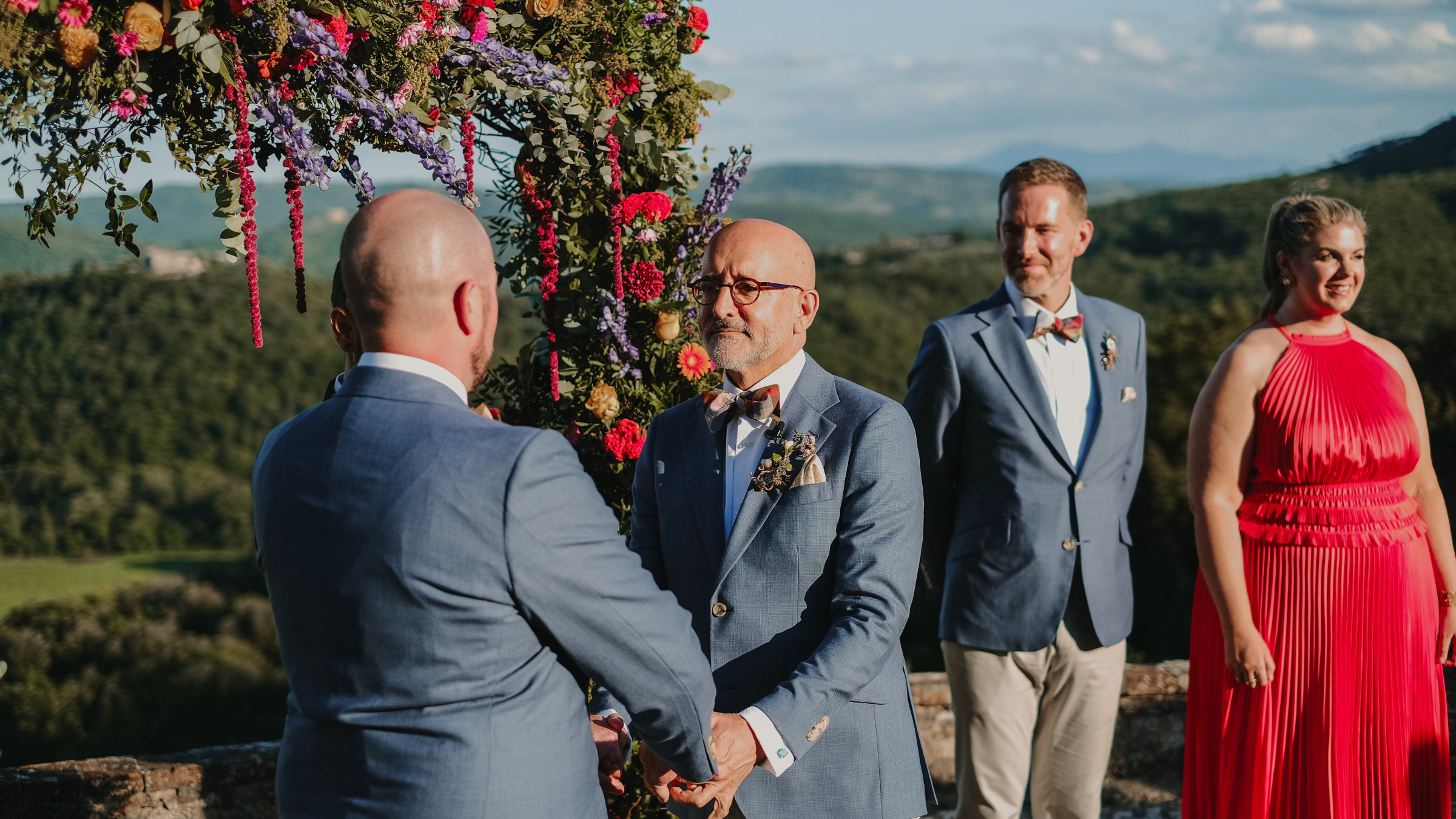Gary and Mike wedding in Montestigliano