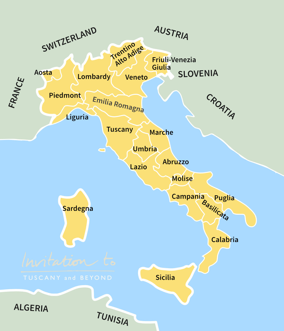 Italy Regions Itt 